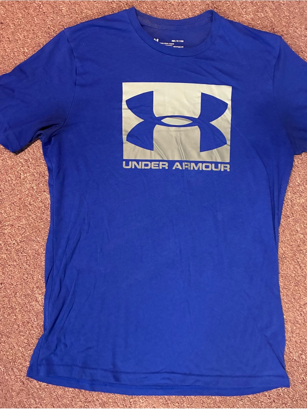 Under Armour Royal Blue Short Sleeve Logo Tee